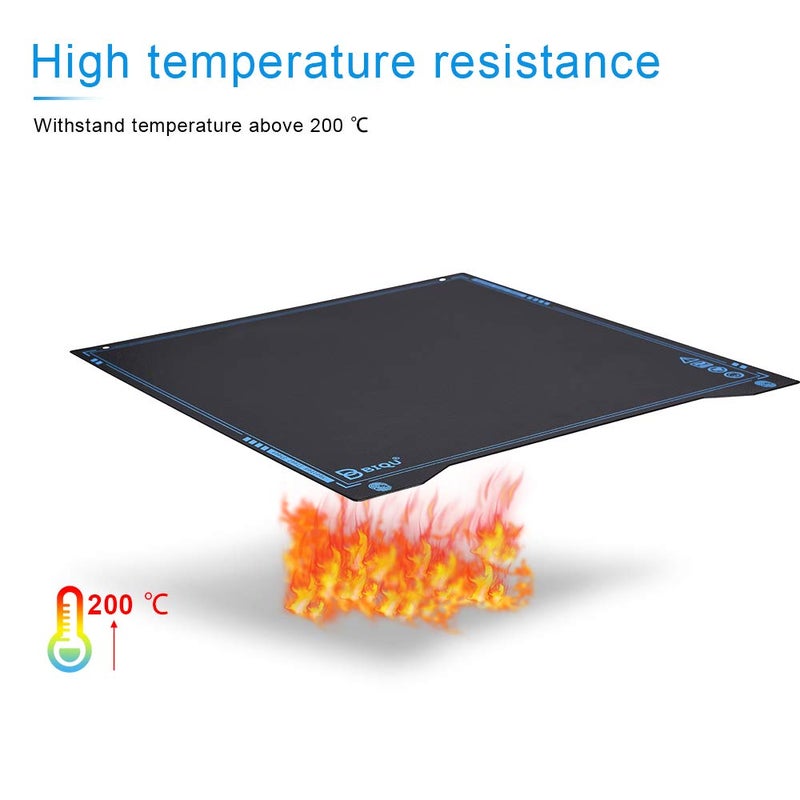 BigTreeTech BIQU SSS Ultra-Flexible Removable Spring Steel Build Plate Surface Heated Bed for Ender 3/Ender3 Pro/Ender3 V2/Ender3 S1/Ender3 S1 Pro/Ender3 V2 Neo/Ender3 Neo/Ender 5 Pro/K1 3D Printer 235x235MM - Image 4